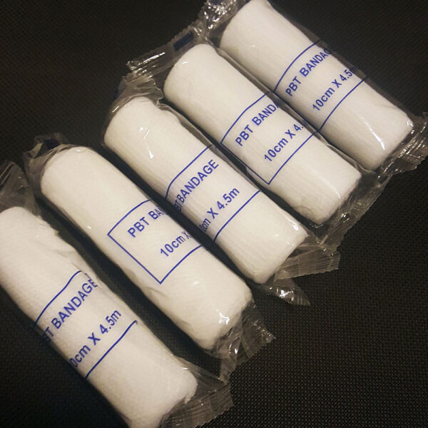Bandes blanches x 5 rouleaux ( 10cm x 4.5m )