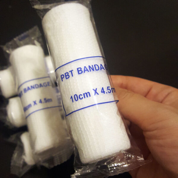 Bandes blanches x 5 rouleaux ( 10cm x 4.5m ) – Image 2