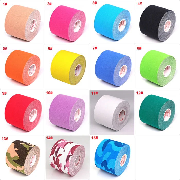 Bande de kinésiologie étanche de 5 tailles – Bandes athlétiques élastiques pour la récupération sportive, la salle de sport, le soulagement des douleurs musculaires – Image 7